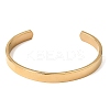 304 Stainless Steel Plain Open Cuff Bangles for Women SA-CBAC920-08G-4