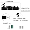 Acrylic Medal Holder AJEW-WH0296-009-3