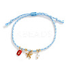 Bohemian 304 Stainless Steel Starfish Charm Bracelets SN9746-6-1