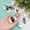 12Pcs 3 Colors 201 Stainless Steel Links Connectors STAS-DC0006-03-2