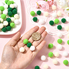 400Pcs 4 Colors Polyester Pom Pom Balls DIY-SC0031-37A-4