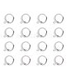 Tarnish Resistant 316 Surgical Stainless Steel Leverback Earring Findings A-STAS-I045-02-2