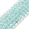 Transparent Baking Paint Glass Beads X1-DGLA-A034-T8mm-D01-1