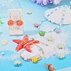 5Pcs Handmade Porcelain Beads PORC-TADJ0001-05F-5