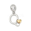 Brass European Dangle Charms LS-KK-Z097-01Q-GP-1