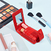 Crocodile Pattern PU Leather Mini Lipstick Makeup Pouch with Mirror AJEW-WH0314-228B-4