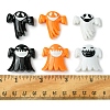 6Pcs 6 Styles Halloween Opaque Resin Decoden Cabochons CRES-FS0001-67-5