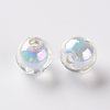 Transparent Acrylic Beads TACR-S152-15B-SS2113-2