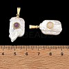Natural Mixed Gemstone Pendants PALLOY-JF05974-3