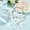 Glass Pearl Beads Strands SHEL-WH0001-009A-1-6