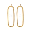Brass Stud Earrings KK-T038-484B-4