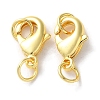Rack Plating Brass Lobster Claw Clasps KK-F090-26G-02-1