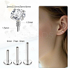 Titanium Alloy Internally Threaded Labret Bar EJEW-FS0001-32A-3