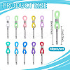 40Pcs Silicone Zipper Holder Upper for Jeans HJEW-NB00229-2