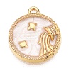 Alloy Enamel Pendants X1-ENAM-T021-03H-1