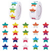2Rolls Star Laser Adhesive Stickers DIY-TA0012-98-1