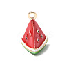 Alloy Enamel Pendants PALLOY-T094-06E-1