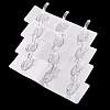 Self-adhesive Acrylic Wall Hook Hangers AJEW-TADJ0001-09B-01-3