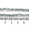 Electroplate Glass Beads Strands EGLA-J026-3mm-F10-3