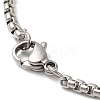 Non-Tarnish 201 Stainless Steel Pendant Necklaces NJEW-H015-08P-5
