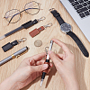 4Pcs 2 Colors Imitation Leather Pen Sleeve Pouch Pendant Decorations for Men Women KEYC-GA0001-48-3