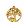 304 Stainless Steel Rhinestone Pendants STAS-OY009-92G-1