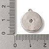 Rack Plating Brass Micro Pave Cubic Zirconia Pendants KK-A229-17P-3
