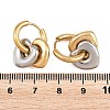 304 Stainless Steel Huggie Hoop Earrings for Women EJEW-F420-01GP-2