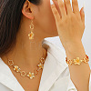 Zinc Alloy Bracelets & Earrings & Necklaces WG5D022-02-1
