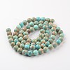 Natural Imperial Jasper Beads Strands X-G-I122-6mm-12-2