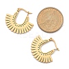 304 Stainless Steel Flower Stud Earrings for Women LS-EJEW-Q009-03A-G-4