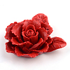 Rose Flower Cinnabar Links CARL-Q004-69-3