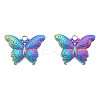 Ion Plating(IP) 201 Stainless Steel Pendants STAS-N098-227M-3
