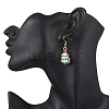 4 Pairs Alloy Enamel Dangle Earrings EJEW-JE06531-2