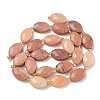 Natural Rouge Jade Beads Strands G-A295-A10-01-3