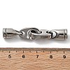 304 Stainless Steel Interlocking Clasps STAS-V008-24P-3