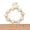 304 Stainless Steel Enamel Link Chain Bracelets for Women BJEW-T027-04A-G-3