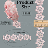 2 Yards Flower Polyester Lace Trim OCOR-CY0002-69D-2