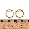 304 Stainless Steel Micro Pave Clear Cubic Zirconia Hoop Nose Rings AJEW-D306-06G-3