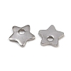 Non-Tarnish 304 Stainless Steel Five-Pointed Star Charms Pendants X-STAS-Q171-03-4