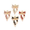Alloy Rhinestone Pendants PALLOY-T092-22G-1