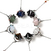 Natural & Synthetic Gemstone Cone Dowsing Pendulums G-G860-05P-1
