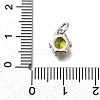 Brass Pave Cubic Zirconia Pendants KK-V002-23P-03-3
