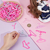 80Pcs 8 Styles Plastic Doll Clothes Hangers DIY-GA0008-48-3