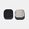 Electroplate Natural Druzy Crystal Cabochons G-L049-10X10mm-03-1