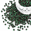 8/0 Two Tone Opaque Glass Seed Beads SEED-T006-01B-A07-1