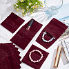 Velvet Jewelry Flap Pouches ABAG-WH0038-43A-5