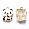 Eco-Friendly Alloy Enamel Pendants ENAM-Q437-011-NR-2