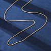Brass Curb Chains Necklaces for Women NJEW-D302-73G-2