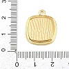 Printed 304 Stainless Steel Pendants STAS-P419-05G-01-3